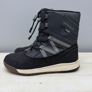 Merrell Grey Crush 3.0 Waterproof Winter Boots Size 4